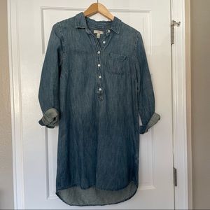 J.Crew Chambray Shirt Dress